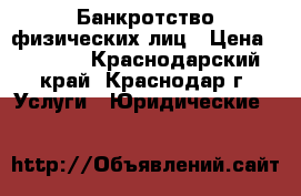 Банкротство физических лиц › Цена ­ 1 000 - Краснодарский край, Краснодар г. Услуги » Юридические   